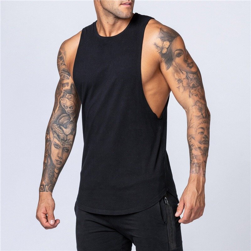Men's Vest Supplier - OEM Oversized Sleeveless Summer Loose Quick-drying Solid