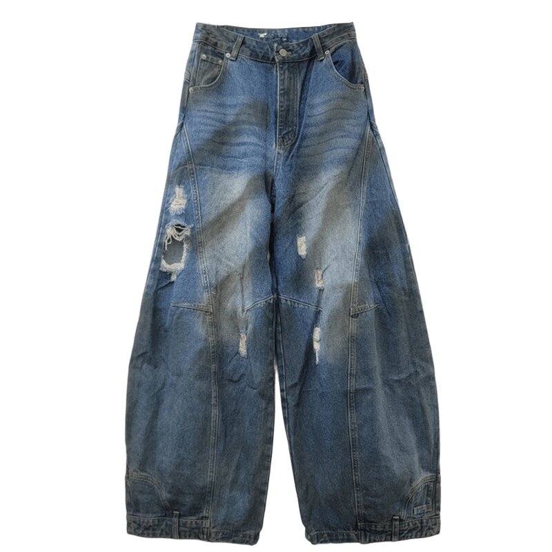 Women's Jean Shorts Supplier - OEM Custom New Heavy Denim Straight High Waist Diamond