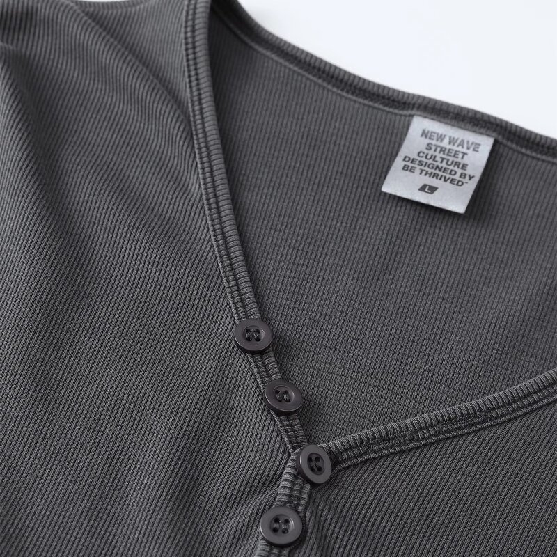 Women's T-Shirt Supplier - OEM Women's Loose 280G Washed Hot Girl Style Crop Tops