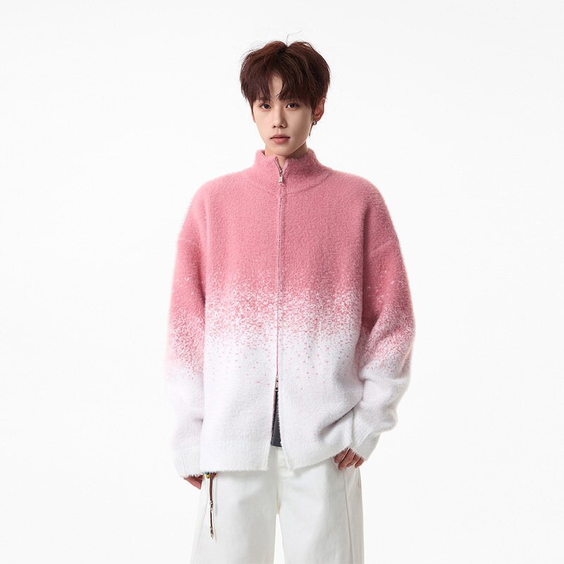 Men's Coat Supplier - OEM New Design Wholesale Custom Fur Collar Hooded Knitwear