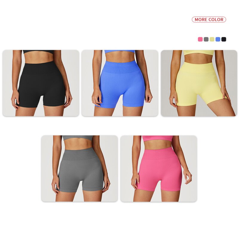 Women's Yoga Shorts Supplier - OEM Women's High-Waist Running Breathable Quick-Drying