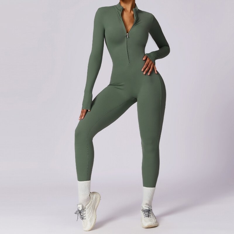 Women's Yoga Jumpsuits Supplier - OEM Sports Quick Drying Tight Fitting Hip Raising Tummy