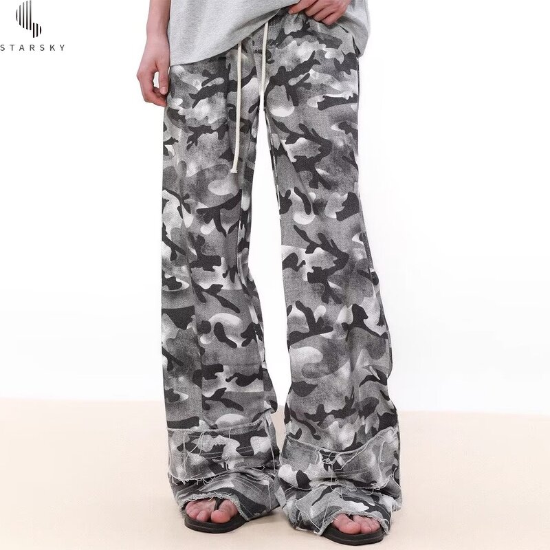 Men's Casual Pants Factory - OEM Men's Loose Fit Oversized Mid Waist Sports Style