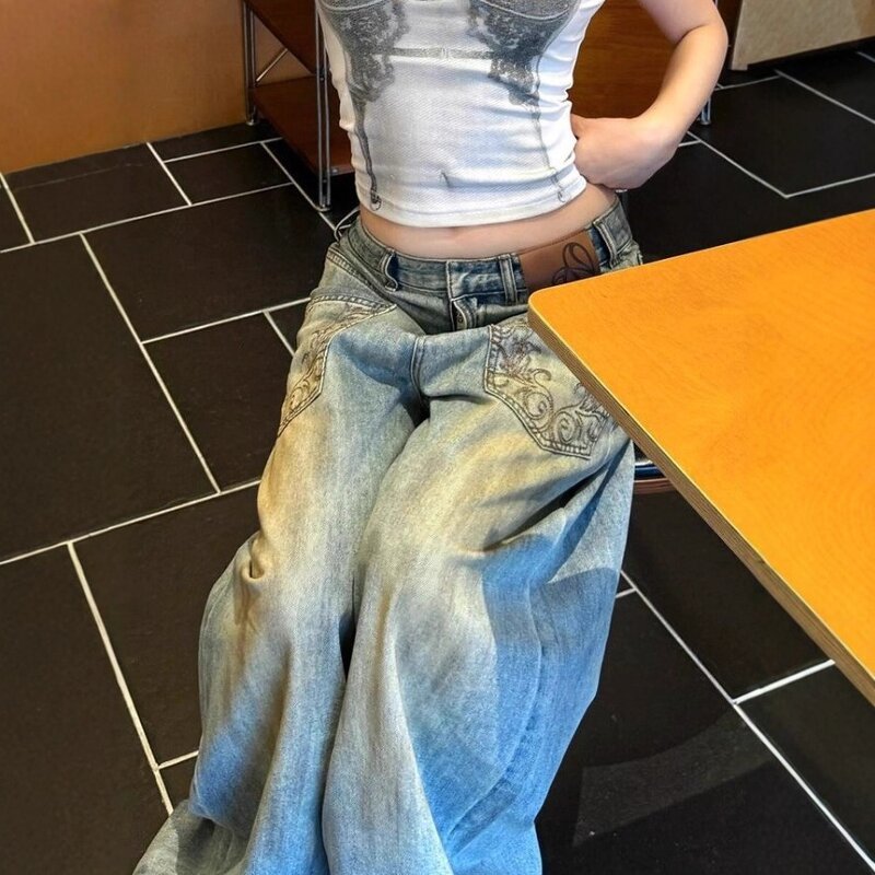 Women's Jeans Factory - OEM Summer New High Waist Zipper Casual Retro Vintage