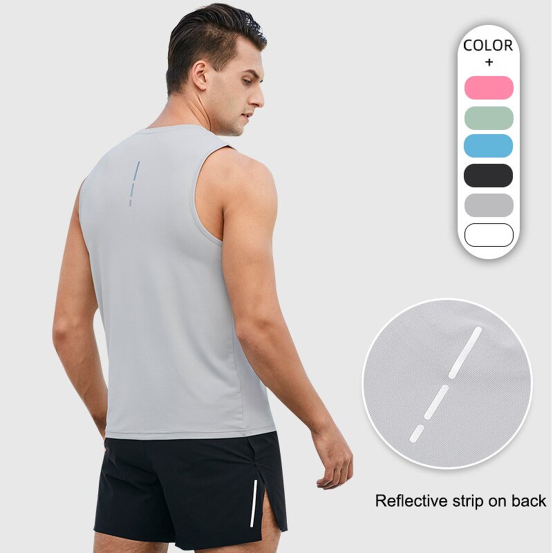 Men's Tank Tops Manufacturer - OEM Summer Men Casual Crew Neck Knitting Streetwear