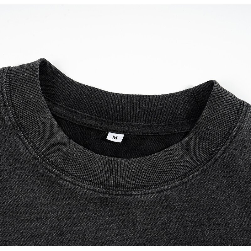 Men's T-Shirt Factory - OEM Men's Casual 305G Heavy Pure Cotton Long Sleeve