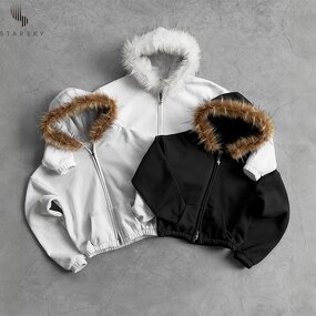 Men's Hoodie Supplier - OEM Wholesale Embroidered Zipper Harajuku Style Loose