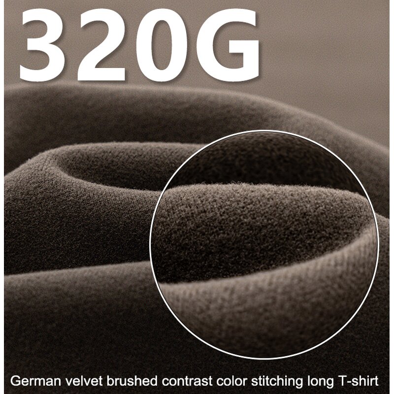 Men's T-Shirt Manufacturer - OEM Men's 270G Heavy Cotton Long Sleeve Comfortable