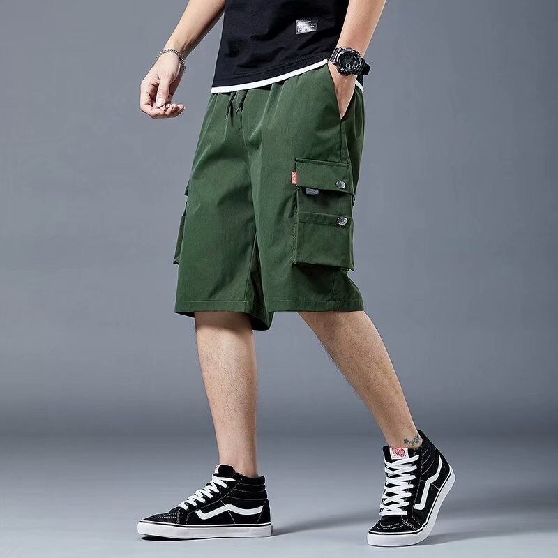 Men's Jeans Supplier - OEM Custom High Street Designer Loose Fit Camouflage Denim