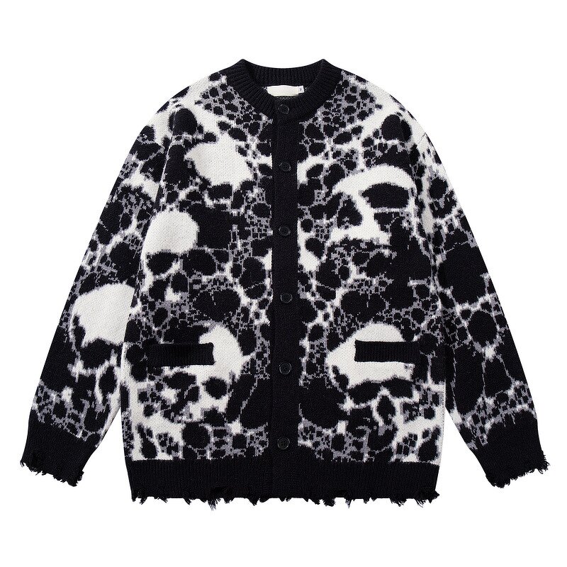 Men's Pullover Sweater Manufacturer - OEM Winter Men's Fashion Retro Tie Dye Gradient