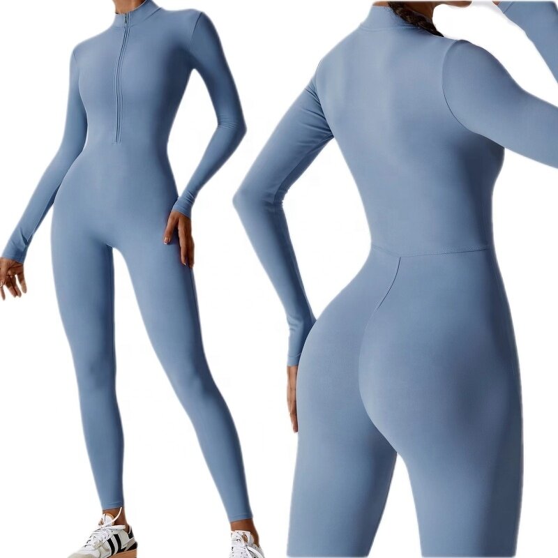 Women's Yoga Jumpsuits Supplier - OEM Sports Quick Drying Tight Fitting Hip Raising Tummy