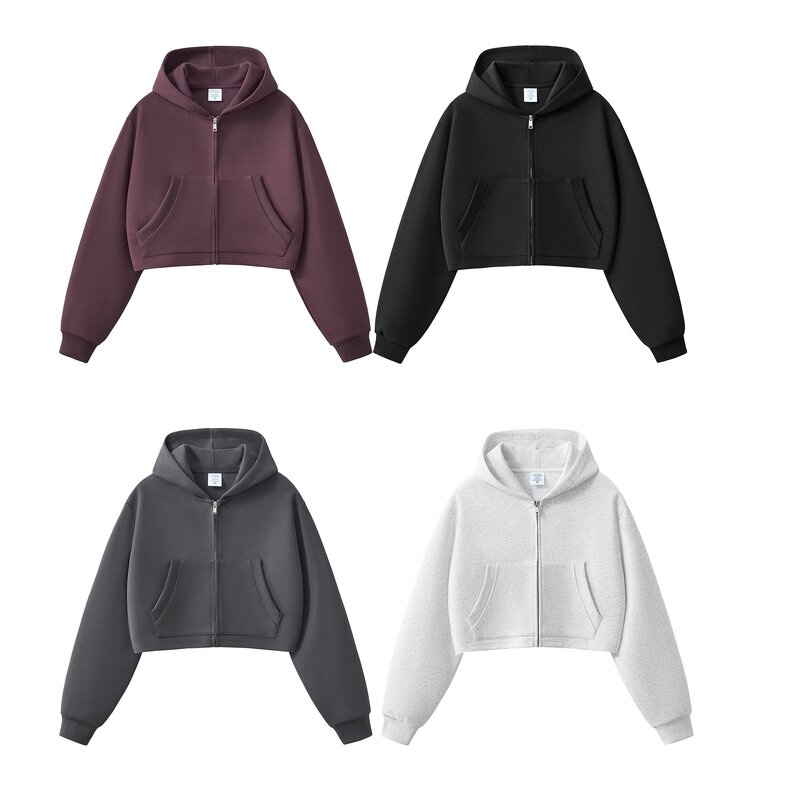 Women's Sweatshirts Supplier - OEM Women's 420G French Terry Short Sports Raglan Sleeve