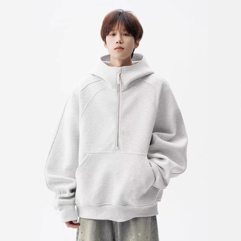 Men's Hoodies Supplier - OEM New Design 520G Heavy Weigh Solid Custom Logo