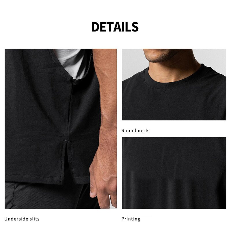 Men's Tank Tops Manufacturer - OEM Men's Casual Pure Cotton Comfortable Fitness