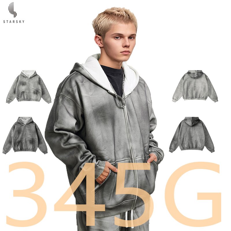 Men's Hoodie Supplier - OEM Customizable Camo Pullover 100% Cotton Fleece Loose