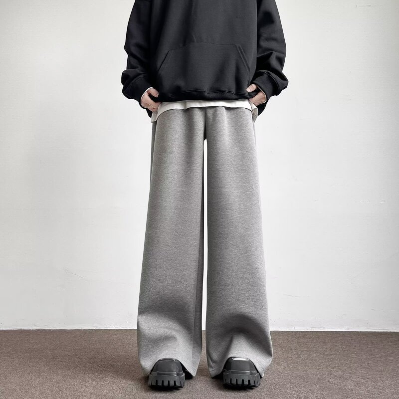 Men's Cargo Pants Supplier - OEM Men's Fashion Casual Loose Wide Leg Cargo Drawstring