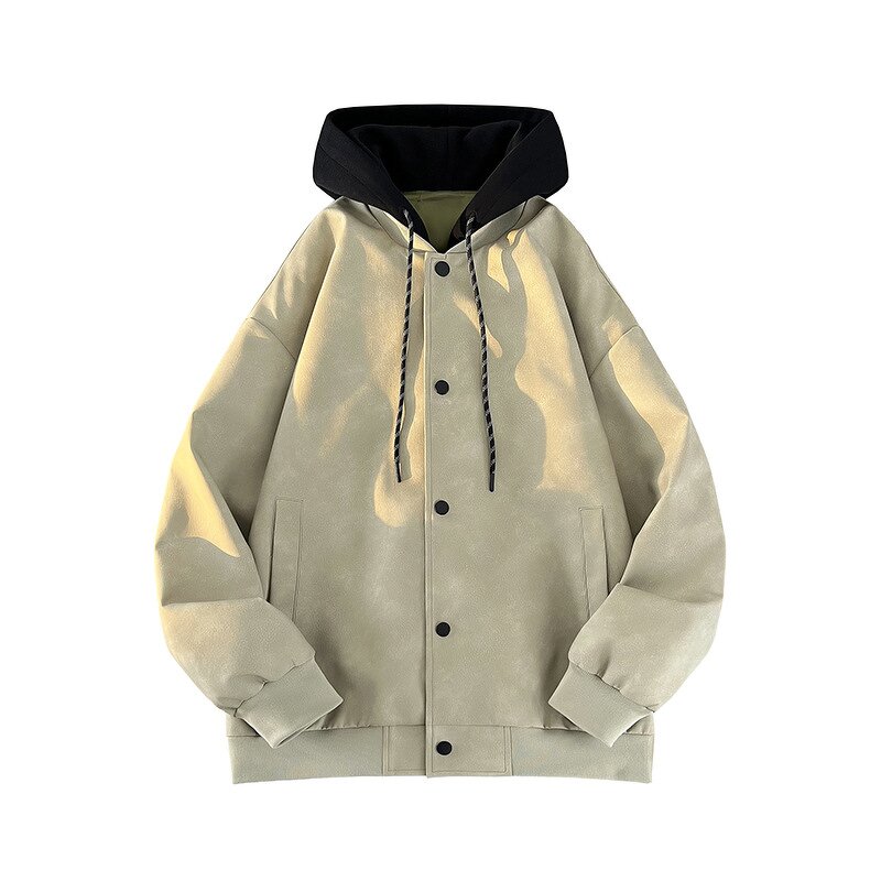 Men's Bomber Jacket Manufacturer - OEM Custom Winter Solid Rabbit Fur Casual Zipper