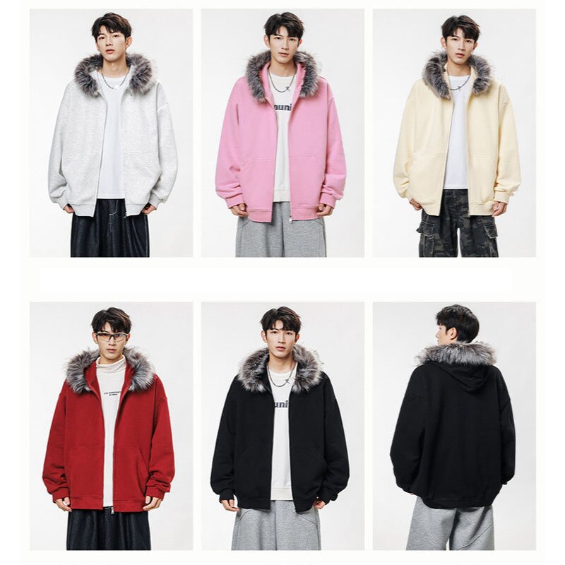 Men's Cardigan Manufacturer - OEM Men's Loose Fashion Boxy Oversized Winter