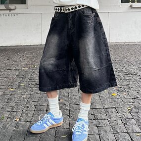 Men's Shorts Factory - OEM Custom Retro Gray Solid Elastic Waist Cropped