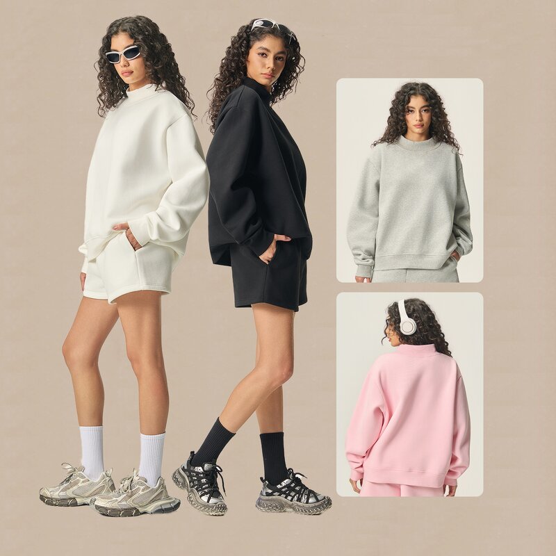 Women's Sweater Shorts Set Supplier - OEM New Knitted Casual Sports Sexy Coat High Waist