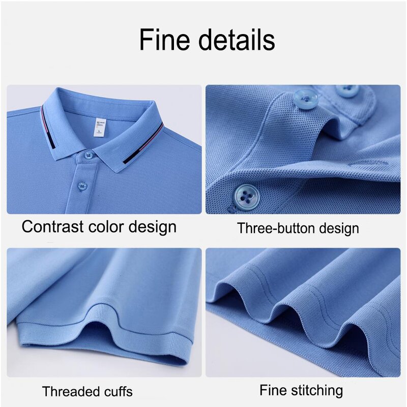 Men's Polo Shirt Factory - OEM New Cool Feeling Custom Embroidery Luxury Plain