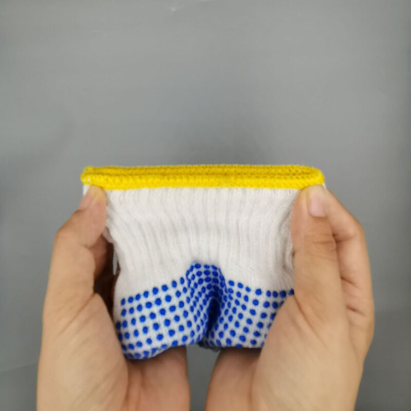 Cotton Work Gloves Manufacturer - OEM Dotted Comfortable Breathable
