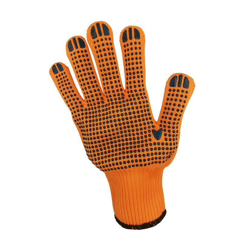 Safety Gloves Factory - OEM Custom Cheap Anti Slip Nylon PVC Dotted