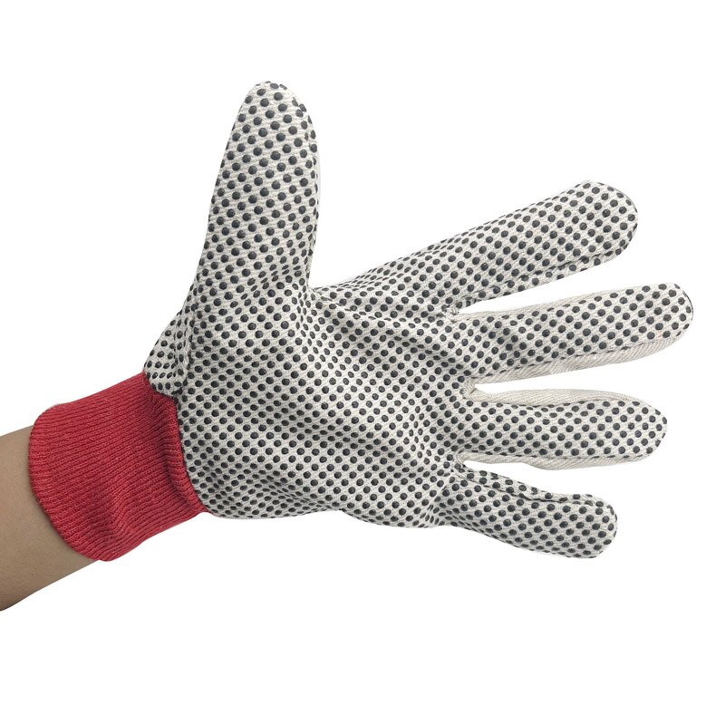 Rubber Grip Gloves Factory - OEM Wholesale Heavy Duty Black Canvas