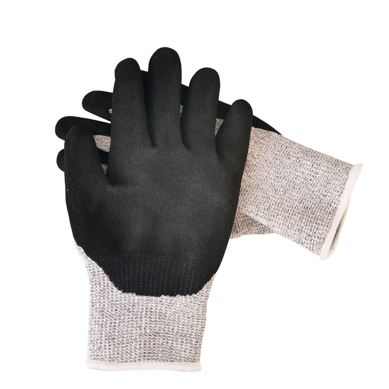 Hand Gloves Manufacturer - OEM Custom Logo A5 XL PU Glass Anti-Cut