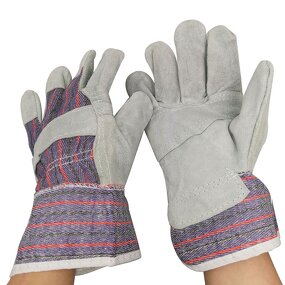 Mechanic Gloves Manufacturer - OEM Custom Logo Men's Cow Split
