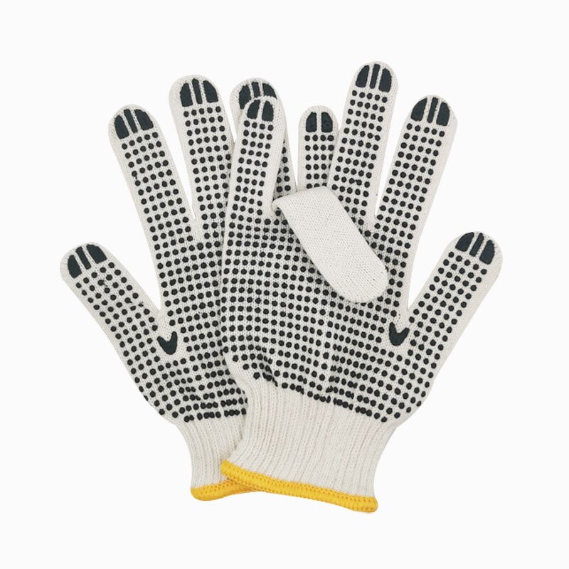 Work Gloves Manufacturer - OEM Manufacturer's Blue PVC Dotted Palm