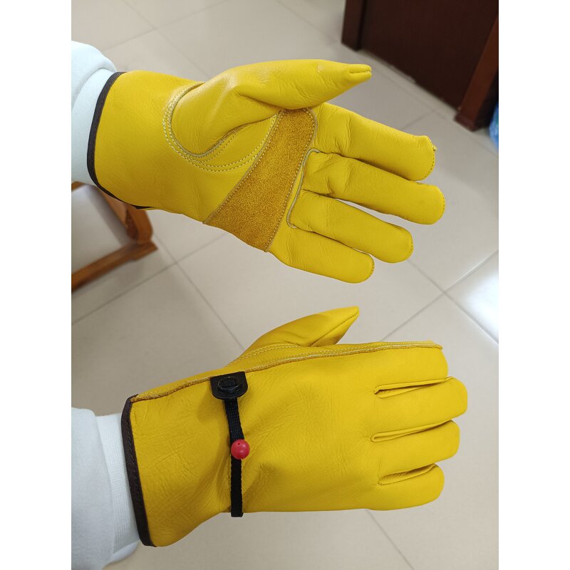 Leather Work Gloves Manufacturer - OEM Custom Short Cowhide Unlined