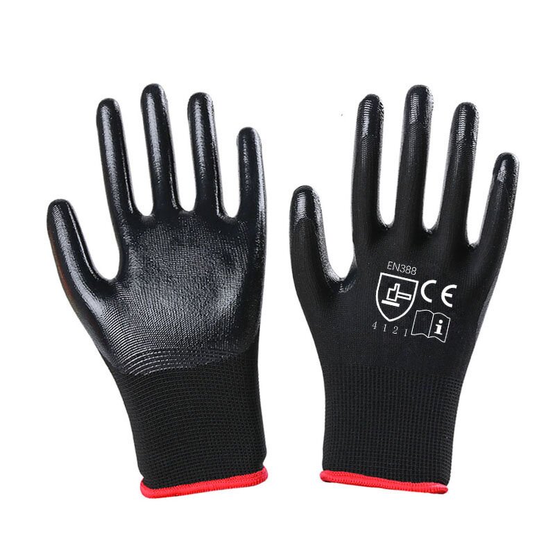 Gardening Gloves Factory - OEM High Quality 13G Nylon Nitrile Smooth