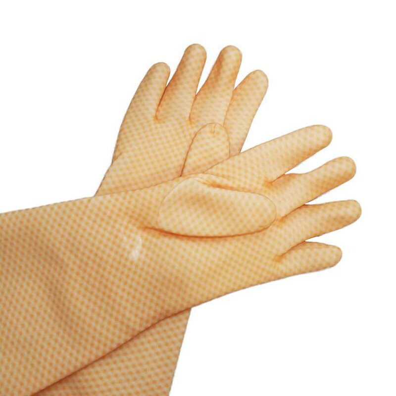 Kitchen Gloves Factory - OEM Extra Long PVC Waterproof Heat Resistant