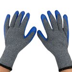 Latex coated gloves