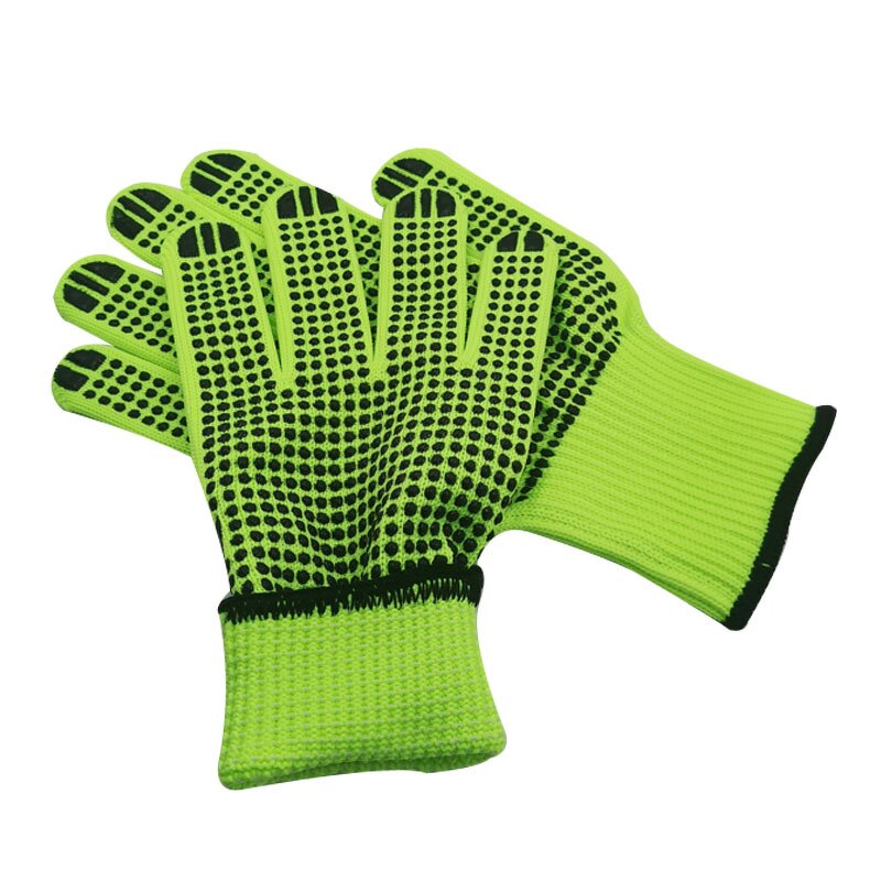 PVC Dotted Gloves Manufacturer - OEM High Quality 7G Black Nylon PVC