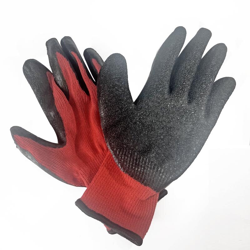 Garden Gloves Manufacturer - OEM 21S Heavy Duty 10G Red Gold Cotton