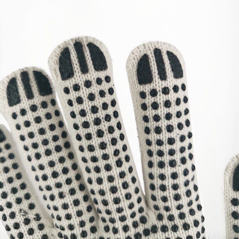 Cotton Work Gloves Manufacturer - OEM Dotted Comfortable Breathable