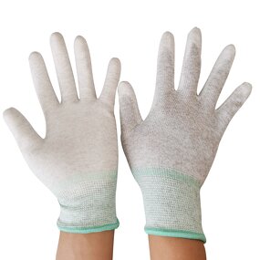 Safety Gloves Manufacturer - OEM 13 Gauge Anti Static Nylon Carbon