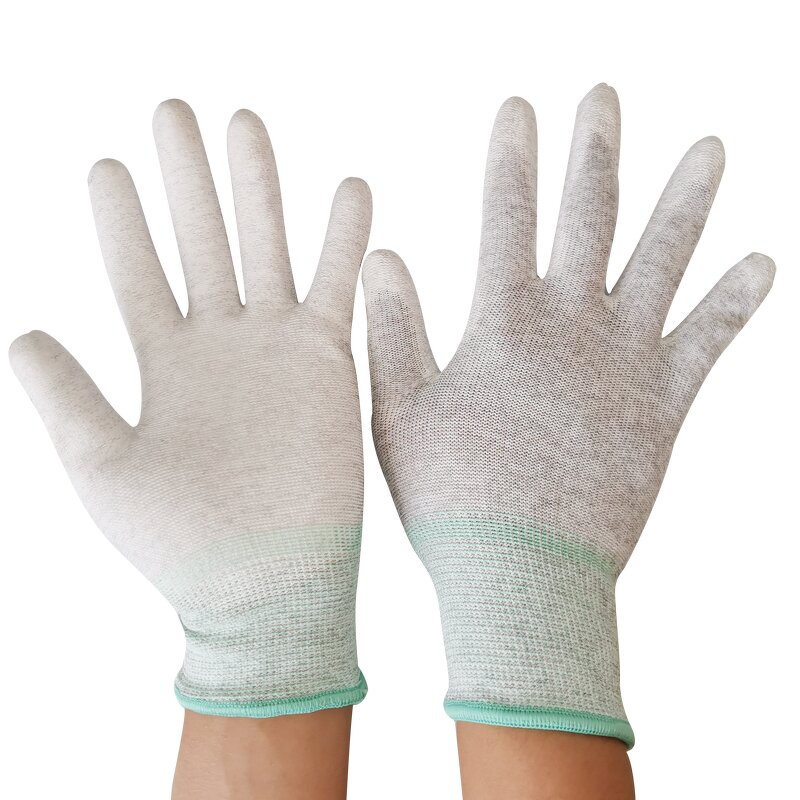 Safety Gloves Manufacturer - OEM 13 Gauge Anti Static Nylon Carbon