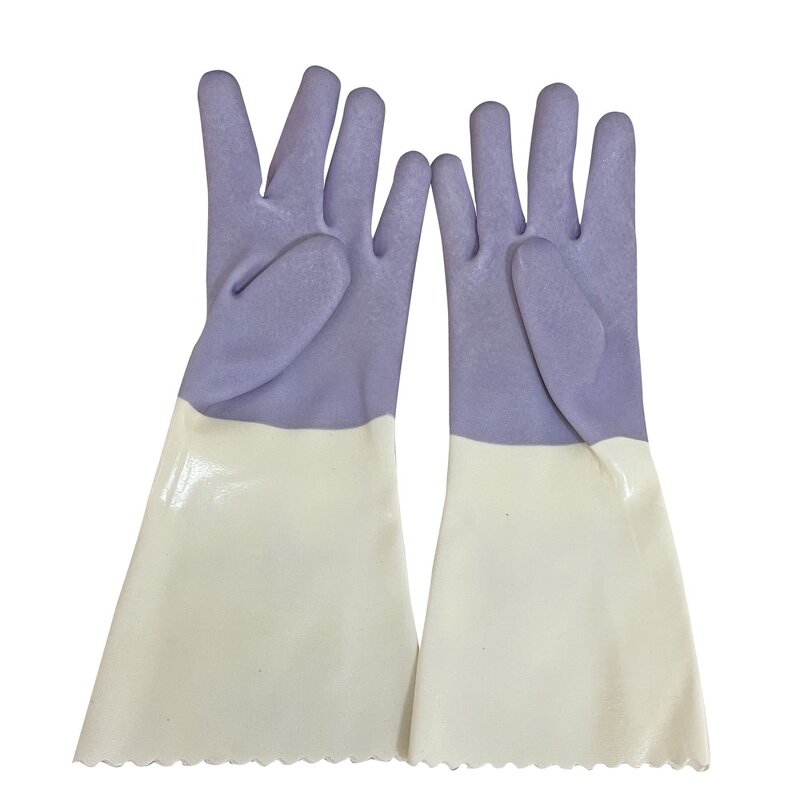 PVC Cleaning Gloves Manufacturer - OEM 32Cm Reusable Heavy Duty