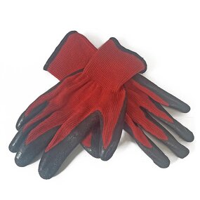 Garden Gloves Manufacturer - OEM 21S Heavy Duty 10G Red Gold Cotton