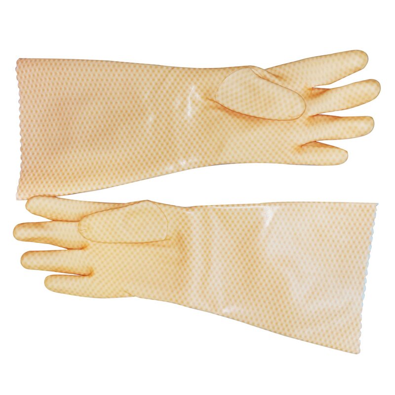 Kitchen Gloves Factory - OEM Extra Long PVC Waterproof Heat Resistant