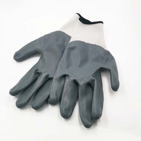 Construction Gloves Factory - OEM Custom Printed Logo 13G Seamless