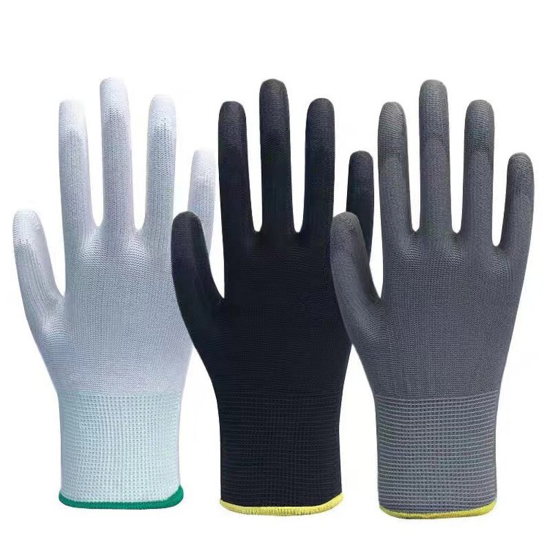 Protective Gloves Manufacturer - OEM 13G Polyurethane Nylon CE EN388