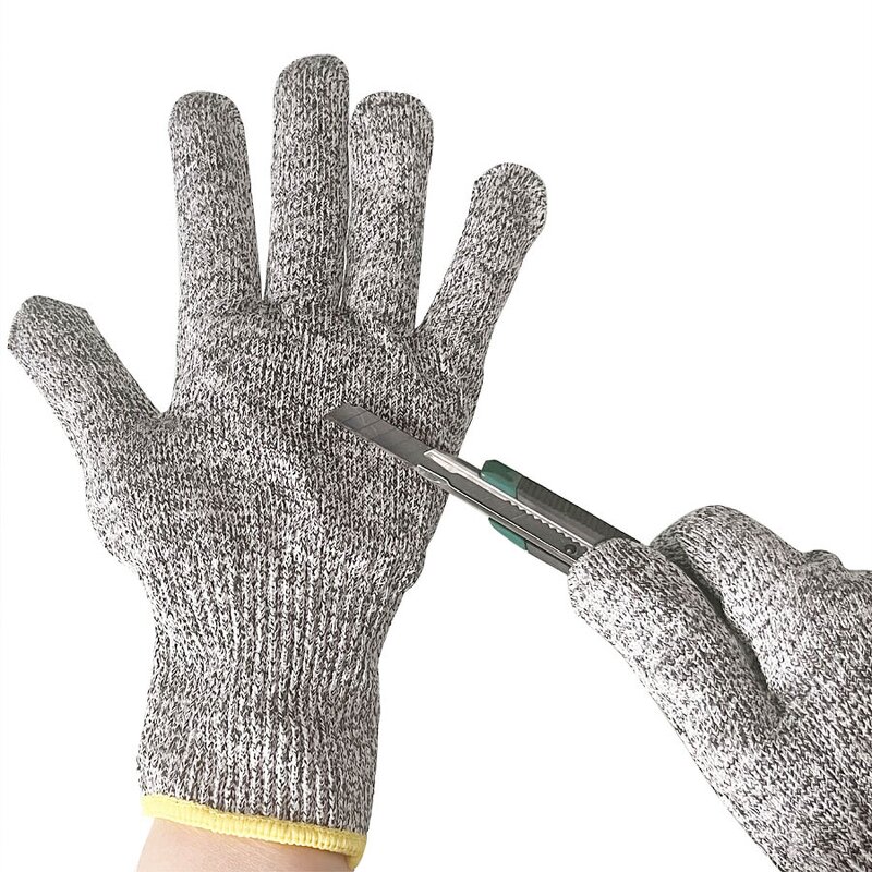 Cutting Gloves Manufacturer - OEM HPPE Glass Fiber Knitted Level 5