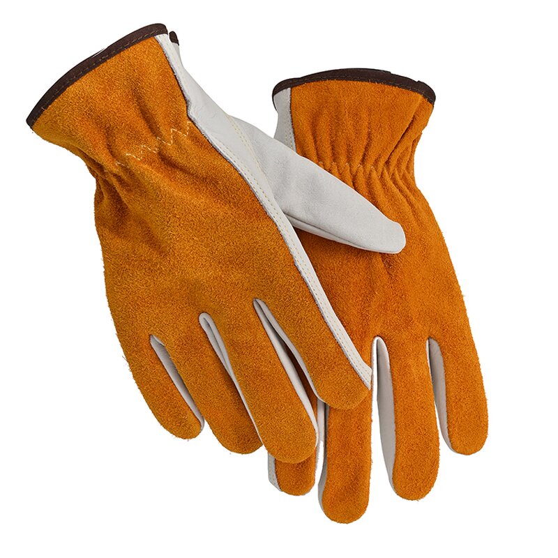 Leather Work Gloves Manufacturer - OEM Bulk Custom Logo Cowhide