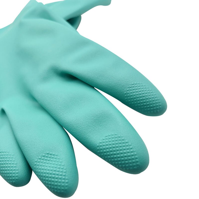 Industrial Gloves Factory - OEM Wholesale Reusable 15Mil Green Nitrile