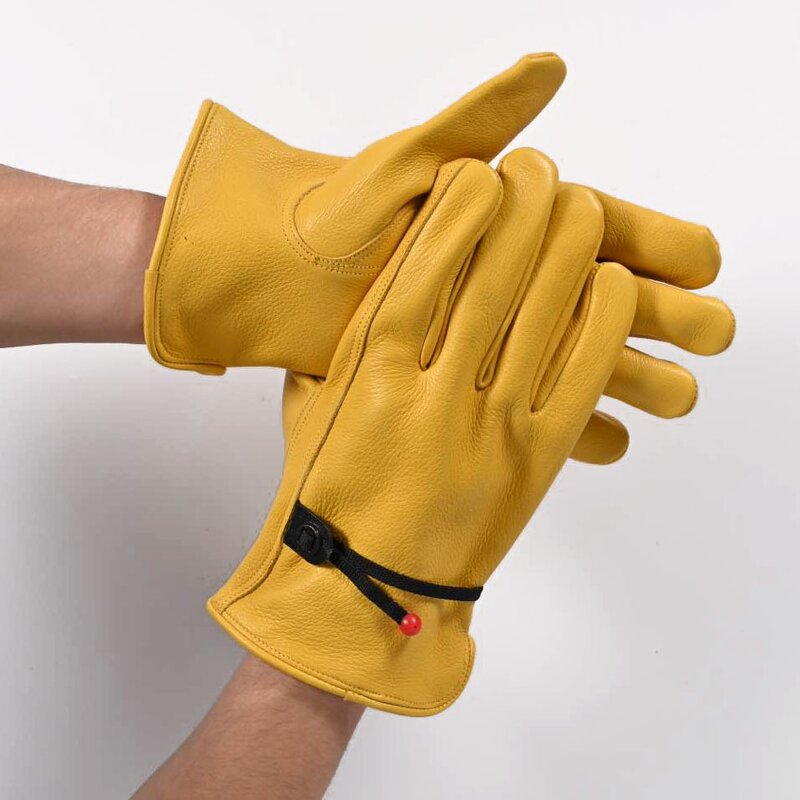 Leather Work Gloves Manufacturer - OEM Custom Short Cowhide Unlined