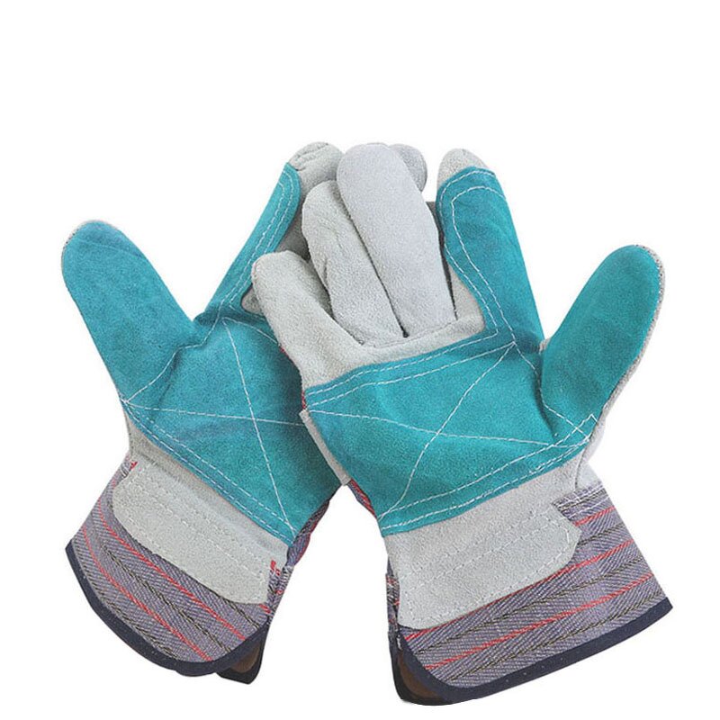 Welding Gloves Factory - OEM Men's Cow Split Leather Heat Resistant